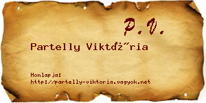 Partelly Viktória névjegykártya
